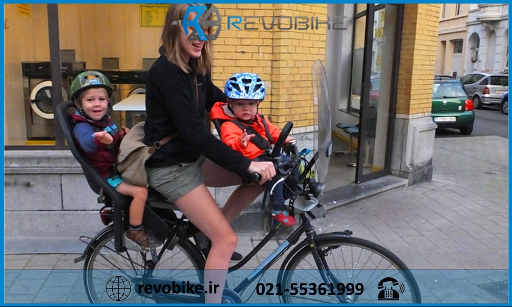قیمت صندلی کودک دوچرخه | زین دوچرخه ارزان مخصوص حمل کودکان